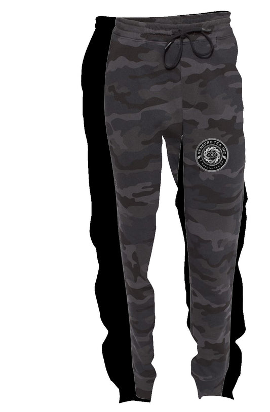 Camo Joggers Black embroidered logo